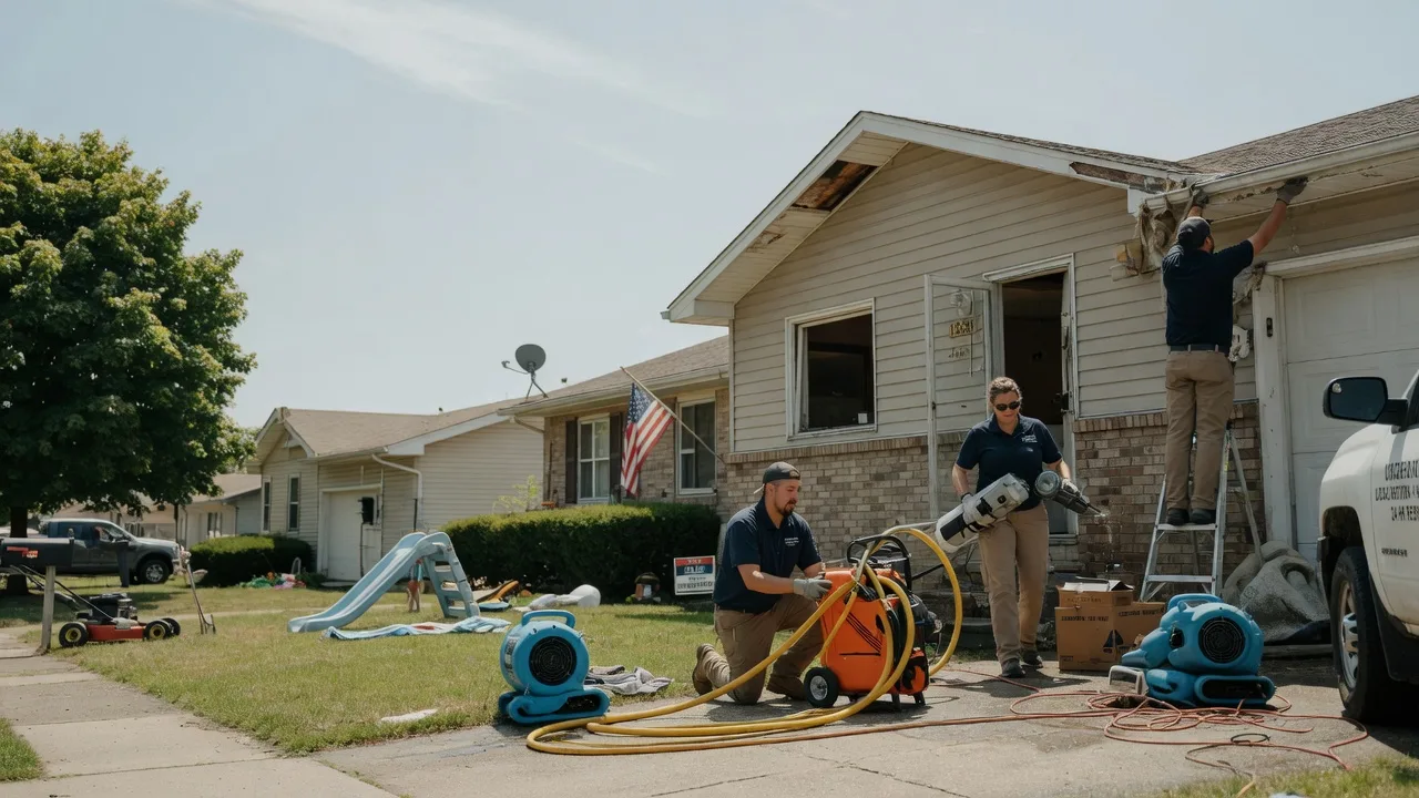 Water Damage Restoration in Commiskey, IN near me